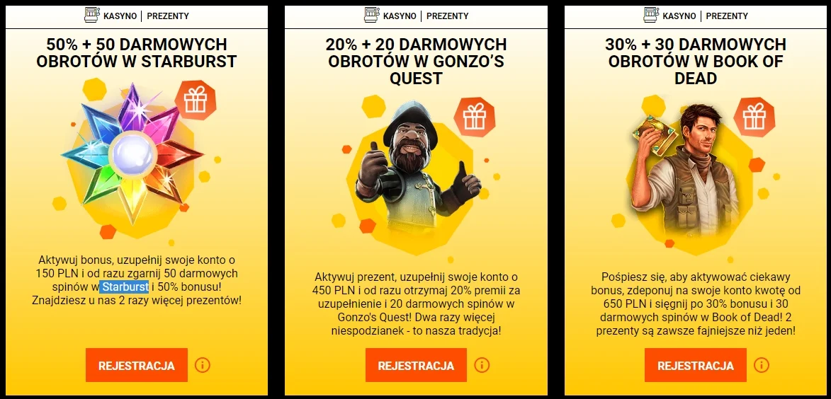 bonusy Spinamba Casino